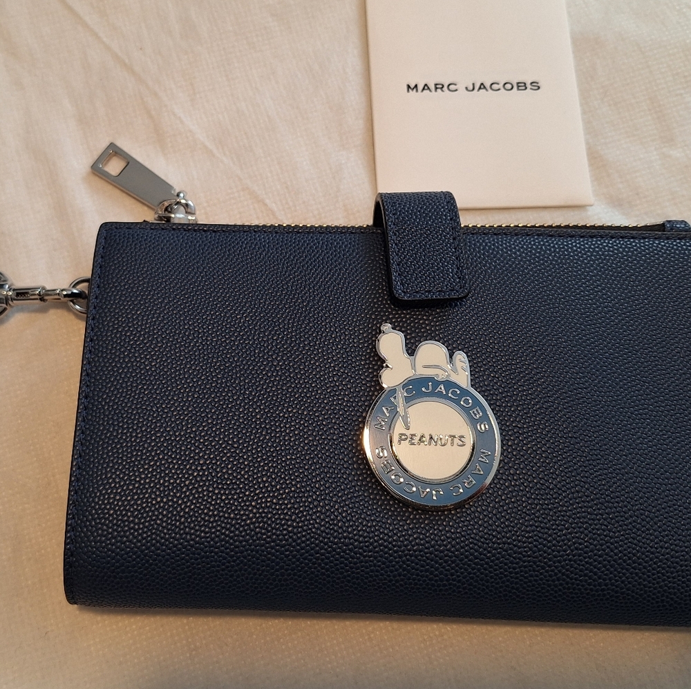 Marc Jacobs X Peanuts Azure Blue Wallet
